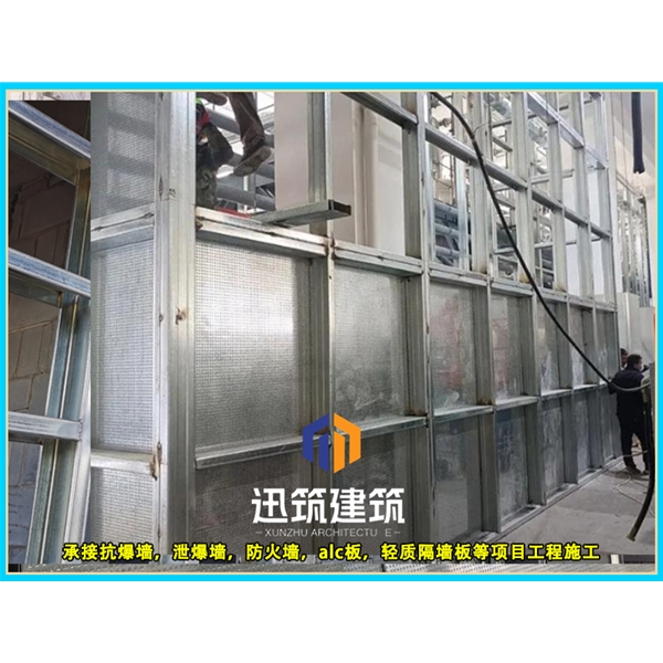 潍坊防火抗爆墙 耐火4h 抗爆压力值3mpa